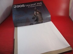 Resident Evil 2008 Promotional Calendar w/ Unused Sticker Sheet by Prima Games