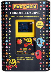 PAC-MAN Handheld Multi-Level Retro Arcade Game Color LCD Joystick Thumb Control