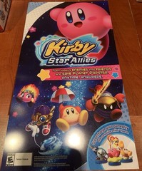 Nintendo Kirby Star Allies Store Display Translite Promo Sign amiibo 2018 15in