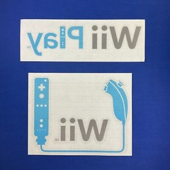 Nintendo Wii Play Plastisol Iron On Set 2006 Launch Event Kit Video Game Promo