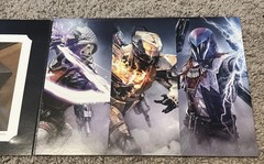 Destiny Trifold Lithographs Limited Edition GameStop Promo few sealed low number