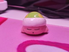 Kirby Rubber Finger Puppet Mini Toy 1996 Nintendo Vintage Sleep Copy Ability