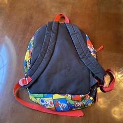 Super Mario Bros Nintendo Bioworld Backpack Mario Yoshi Toad Peach Print Bag