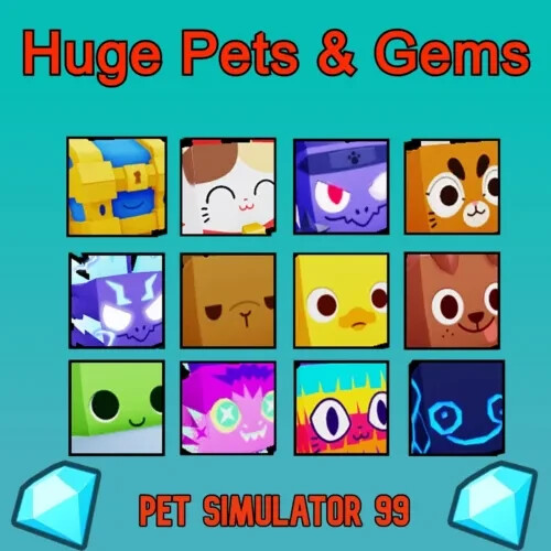 PET SIMULATOR 99🎮 PS99🎮 HUGES🎮 GEMS 🎮 PET SIM 99