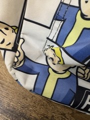 Bethesda Fallout Vault Boy Backpack with Zippered Pocket Video Game Merchandise