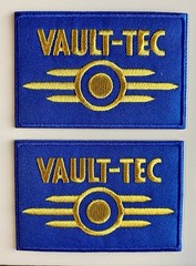 FALLOUT VAULT-TEC JUMPSUIT PATCH (Vault-Tec Blue) Game Memorabilia-Prop-Replica