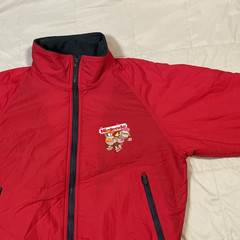 RARE!!! 90s Red Employee Coat SNES Nintendo Donkey Kong Diddy’s Quest Mens M N64