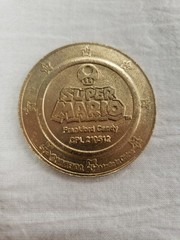 Super Mario Frankford Collectible Coins OPENED SET OF 8 INCLUDING 1 RARE COIN