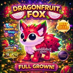 ✨ Dragonfruit Fox Full Grown | Adopt M1e Cheap Price | Fast Delivery | Trusted