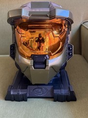 Halo 3 Legendary Edition Master Chief Helmet w/Display Base Only No Box/Media