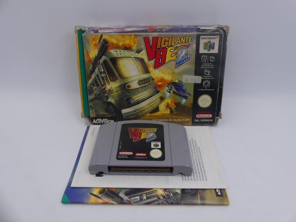 video game Vigilante 8: 2nd Offense for the Nintendo 64 (N64) PAL version