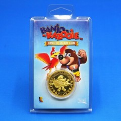Banjo-Kazooie Limited Edition GOLD Coin Token + Case Numbered Official Rare