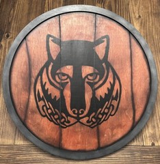 The Elder Scrolls Skyrim Solitude Guard’s Shield Haafingar Round Wood