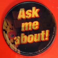 Rare 1999 Nintendo 64 Lenticular Donkey Kong 64 button pin (one) , mint