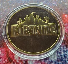 Fortnite Collector Gold Color Metal Coin