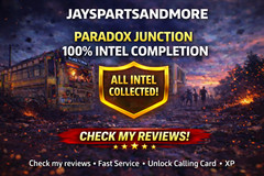 Paradox Junction 100% Intel Calling Card Carry Black Ops 7 BO7 Zombies New Map