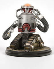 Fallout Robobrain Polyresin Statue Figure Army Regular Silver RB-3928 COA #/600