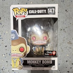 Funko Pop! Games Call of Duty Monkey Bomb #147 GameStop Exclusive Figure