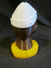Dragon’s Lair Dirk the Daring Bust (Custom 3d Printed Display) 8″ Tall