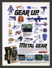 Metal Gear (The Original) Nintendo NES Promo Game Ad Art Print Poster – Glossy