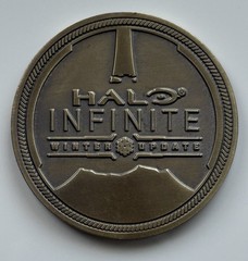 Halo Infinite Helljumpers I.II.IV Fortiter Venamur Developer Coin / Token