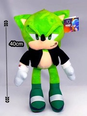 Mexico Scourge Evil Sonic Plush 15” Sonic The Hedgehog Mexican Bootleg Toy RARE