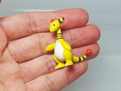Ampharos Flaaffy Mareep Pokemon Zukan 1/40 Scale Figure Tomy 2009 G03 0.4-1.4in