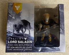 Destiny Lord Saladin Iron Banner Iron Wolf Pack Action Figure Set Bungie NEW