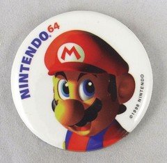 Nintendo 64 Pin Back Button Set – Banjo Kazooie, Yoshi, Kong, Mario, Link 1998