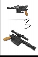 Heavy Blaster Pistol Star War Replica Foam Video Games Props TV show Pick 1of3