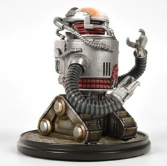 Fallout Robobrain Regular Silver Polyresin Statue Figure RB-3928 COA #600 NEW