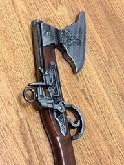 Flintlock Axe Pistol Germany 17th Century Foam1:1 Gun Toys Cosplay Full Size
