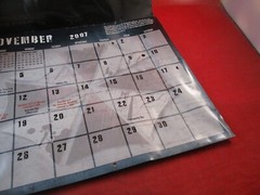 Resident Evil 2008 Promotional Calendar w/ Unused Sticker Sheet by Prima Games