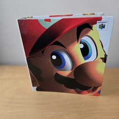 Collectible NINTENDO 64 SUPER MARIO Hard to Find 1997 Binder – Free Shipping