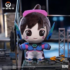 Blizzard Overwatch 10th Anniversary Plush D.Va Genji Juno Kiriko Mercy Ana