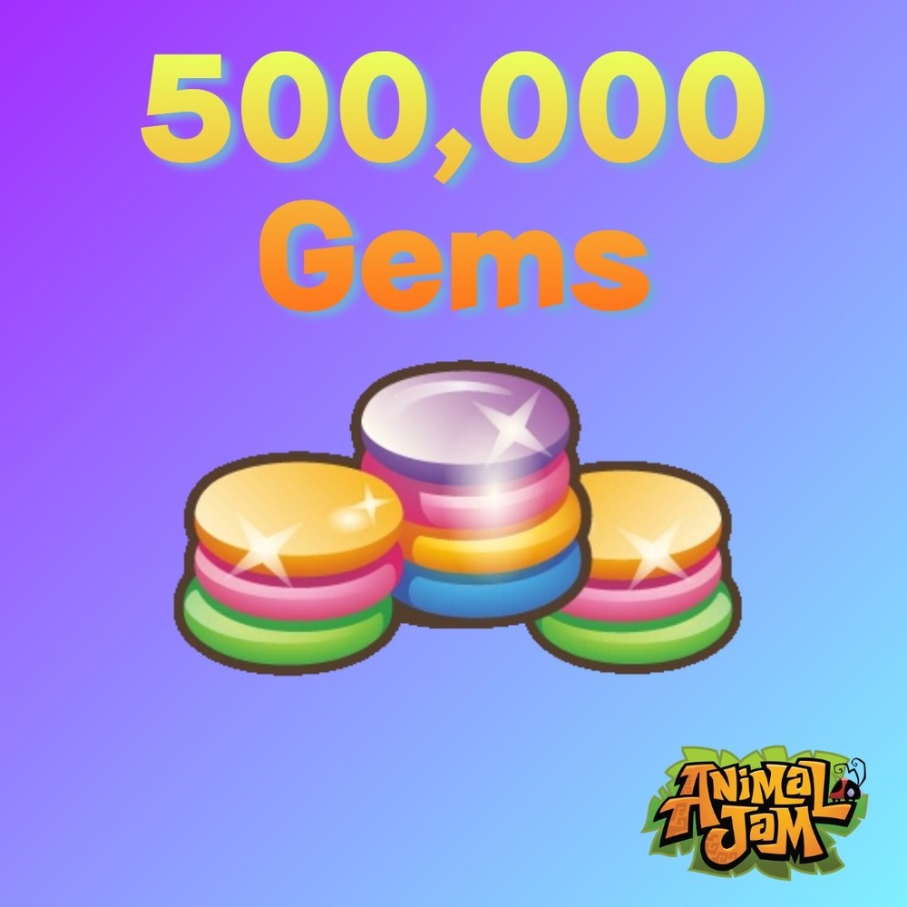 Animal Jam Classic Gems (500,000 Gems)