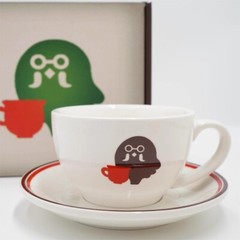 Animal Crossing Brewster Coffee Cup Saucer 330ml Ceramics Mug Game Around Gift