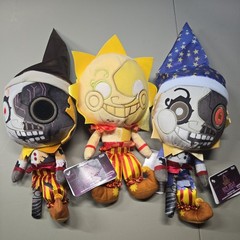 Sun Moon Ruined Plush Set of 3 Five Nights at Freddy’s FNAF Security Breach 7″