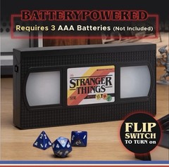 Paladone Stranger Things VHS Logo Desk Light with Red LEDs – NEW