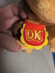 Jakks Pacific 2015 World of Nintendo Baby Donkey Kong Stuffed Plush 6in RARE!