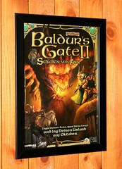 2000 Baldur’s Gate II 2 Shadows of Amn Old Promo Small Poster / Ad Art Framed