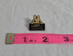 Power Play Buck The Bunny GameStop Employees Only Promotional Pin Rare