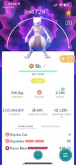 Mewtwo 2019 LeveI 50 – 3 moveset have Psystrike – Guaranteed lucky – Trade