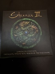 Shenmue III 3 Limited Edition Dragon / Phoenix Mirror Medallion Coin