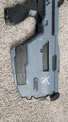 Prop Battle Rifle BR Easy Kit Like The One In The Halo Series, 3d print Cosplay