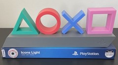 Paladone PlayStation Controller Icons LED Light Gaming Desk Lamp Battery USB PS