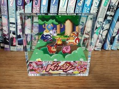 Kirby Meta Knight King DededeHandmade Diorama – Kirby Retro Gaming Cube – Fanart
