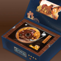 NEW Cookie Run Kingdom Official OvenBreak OST Complete Collection Album Book USB