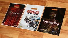 Resident Evil 1 4 Outbreak PS 2 Capcom Promo Shopping Plastic Bag like Poster
