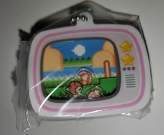 New 2025 Kirby Acrylic Charm Shaker Keyring Bandai Namco Gashapon shaking sound